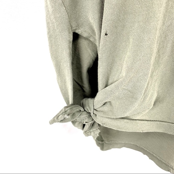 Current/Elliot "The Tie-Up Roadie Tee" Cactus - Picture 4 of 7